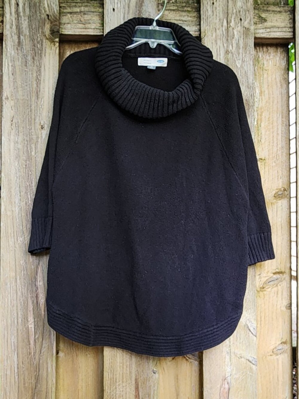 Old Navy Maternity OR regular XL Black 3/4 sleeve Cotton sweater